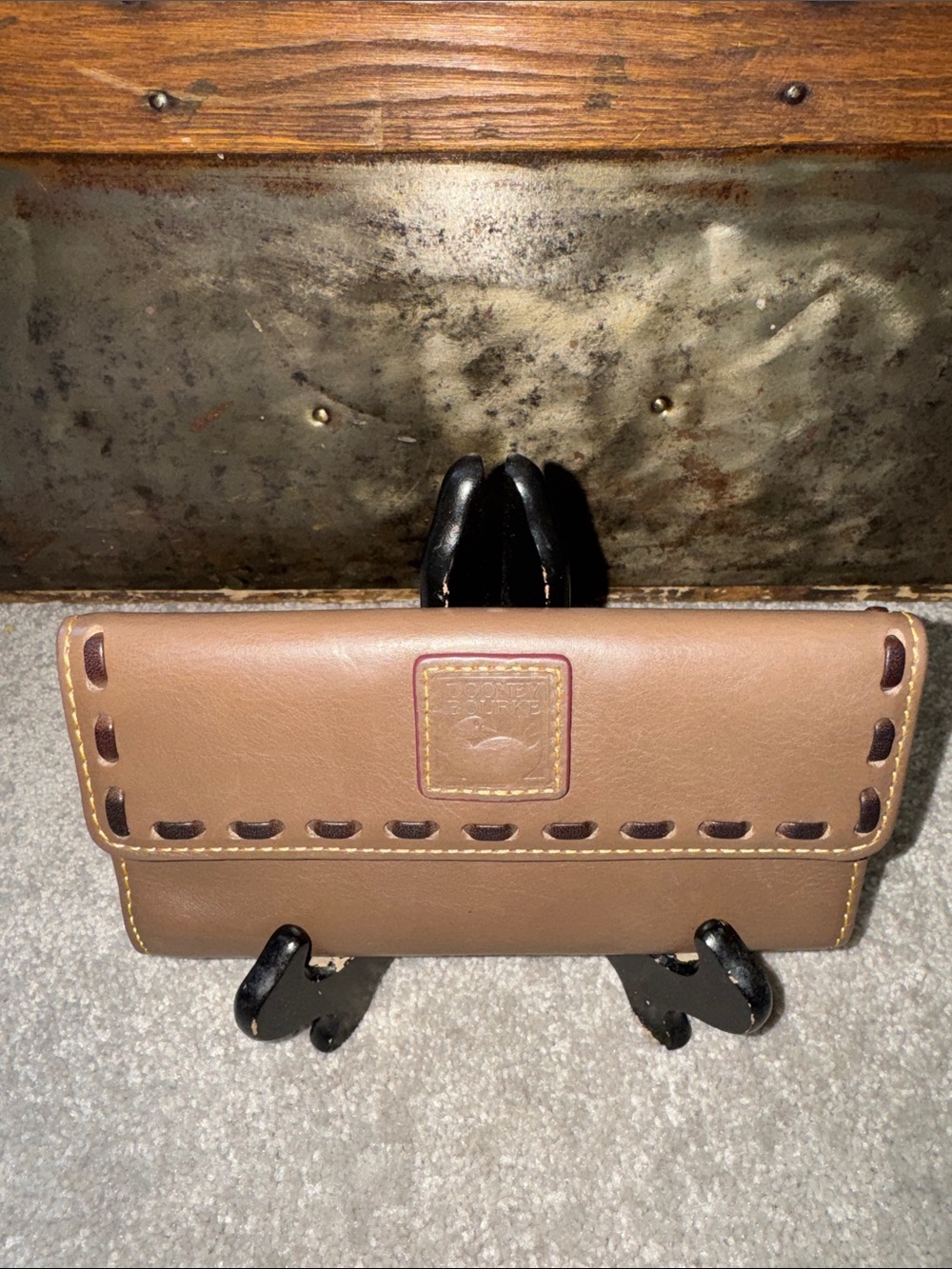 Dooney & Bourke Florentine Continental Wallet in elephant